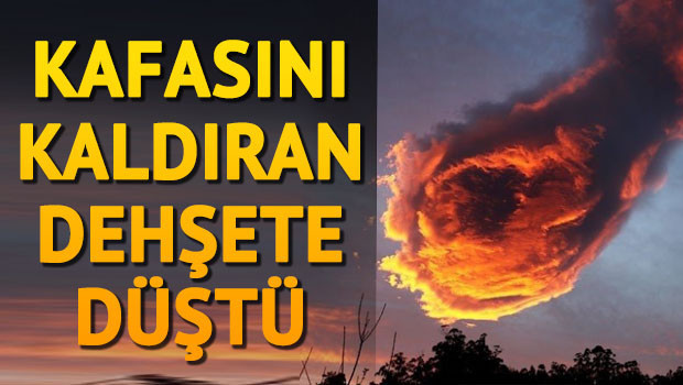 Kıyamet mi kopuyor dedirten fotoğraf