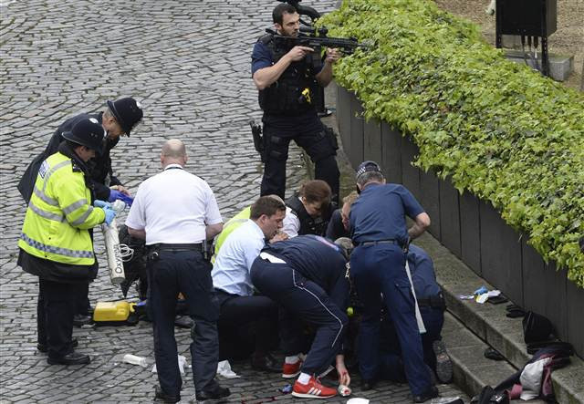 Saldırı sonrası Londradan ilk görüntüler