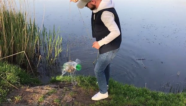 Böyle balık tutuyorlar...