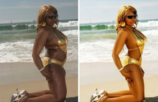 Photoshoptan önce ve sonra... Şaşırtan görüntüler