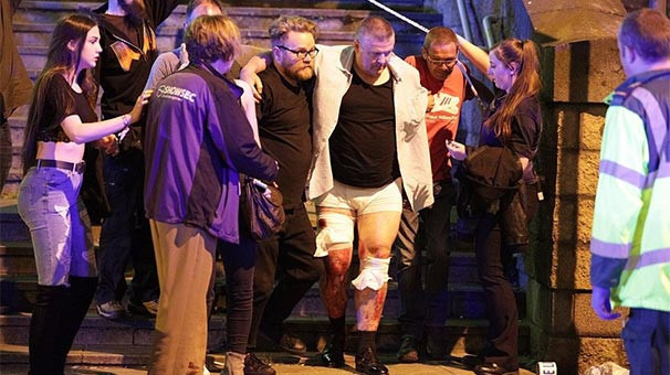 İngilteredeki saldırıdan ilk fotoğraflar