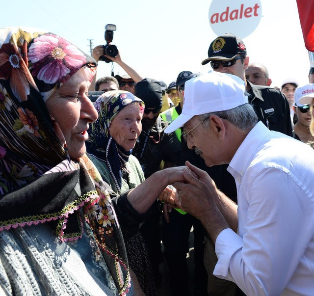 Kılıçdaroğlu Adalet Yürüyüşünün 12. gününde... İşte yürüyüşten fotoğraflar