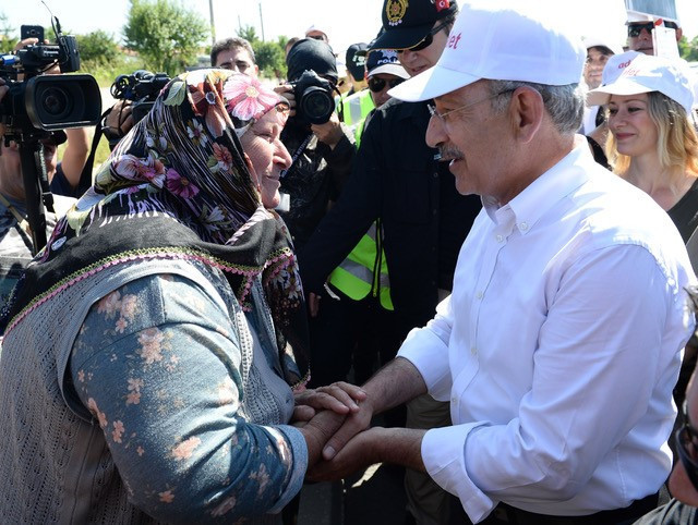 Kılıçdaroğlu Adalet Yürüyüşünün 12. gününde... İşte yürüyüşten fotoğraflar