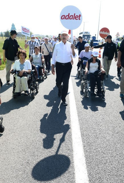 Kılıçdaroğlu Adalet Yürüyüşünün 12. gününde... İşte yürüyüşten fotoğraflar
