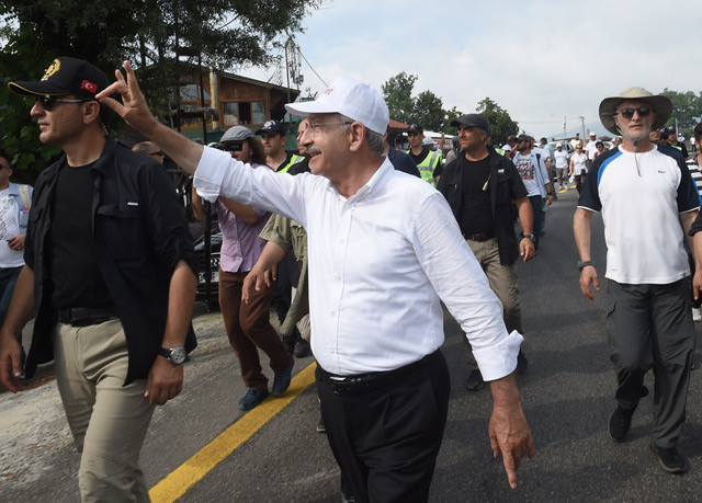 Kılıçdaroğlu Adalet Yürüyüşünün 12. gününde... İşte yürüyüşten fotoğraflar