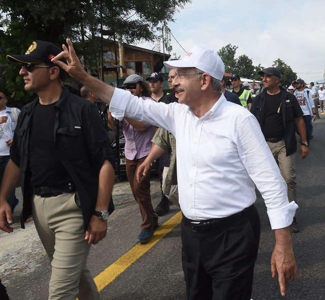 Kılıçdaroğlu Adalet Yürüyüşünün 12. gününde... İşte yürüyüşten fotoğraflar