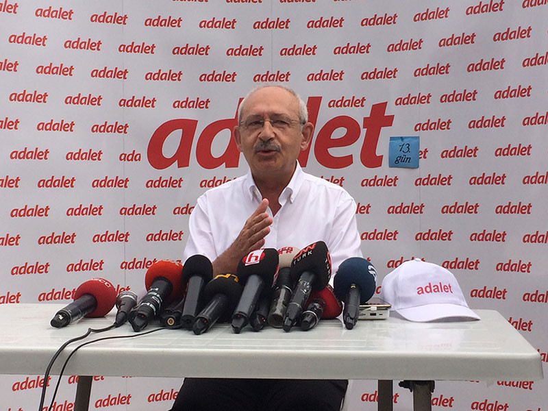 Kılıçdaroğlunun Adalet Yürüyüşünün 13. gününden fotoğraflar