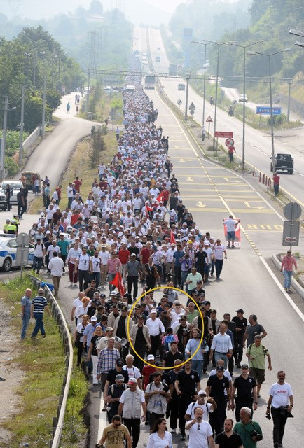 Kılıçdaroğlunun Adalet Yürüyüşünün 13. gününden fotoğraflar