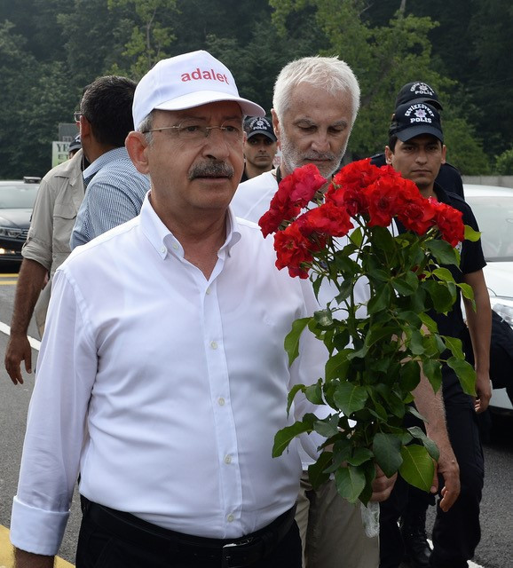 Kılıçdaroğlunun Adalet Yürüyüşünün 13. gününden fotoğraflar