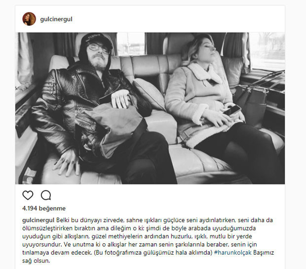 Ünlü isimlerden Harun Kolçaka veda