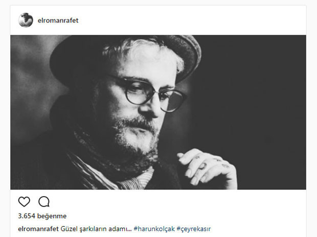 Ünlü isimlerden Harun Kolçaka veda