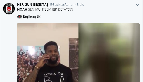 Beşiktaş transferi açıkladı Noah sosyal medyayı salladı...