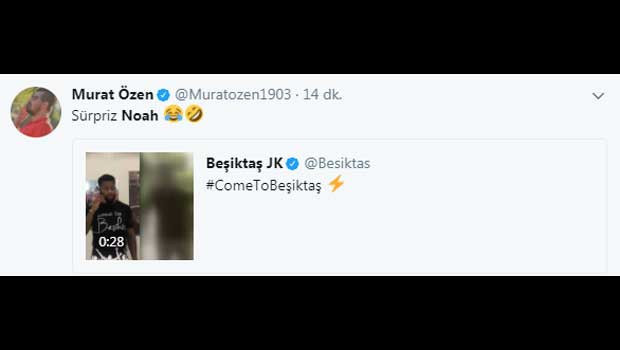 Beşiktaş transferi açıkladı Noah sosyal medyayı salladı...