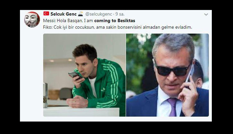 Messiden Quaresmaya: Come to Beşiktaş