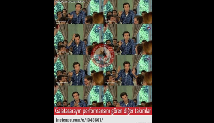 Galatasaray yendi, Capsler patladı