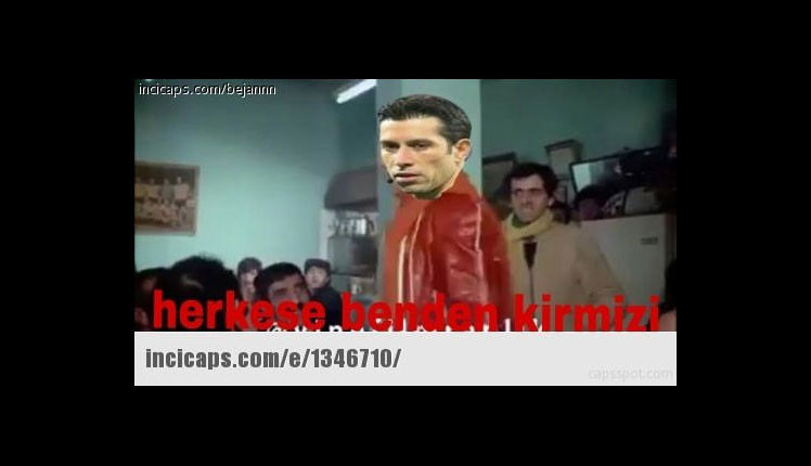 Olaylı derbiden olay Capsler...