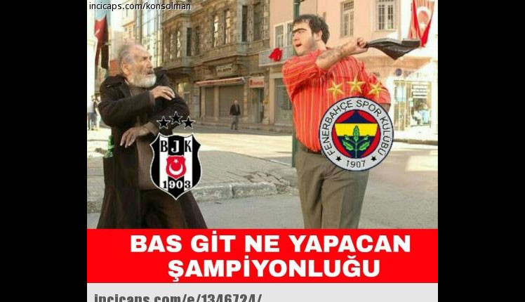 Olaylı derbiden olay Capsler...