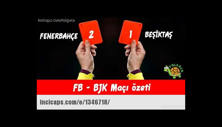 Olaylı derbiden olay Capsler...