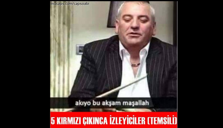 Olaylı derbiden olay Capsler...