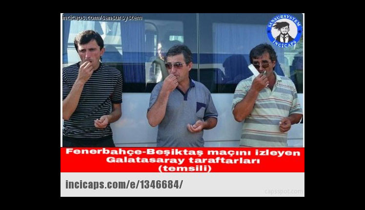 Olaylı derbiden olay Capsler...