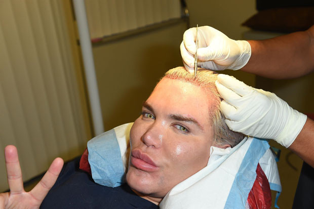 Uğraştı, uğraştı sonunda kendini bu hale getirdi