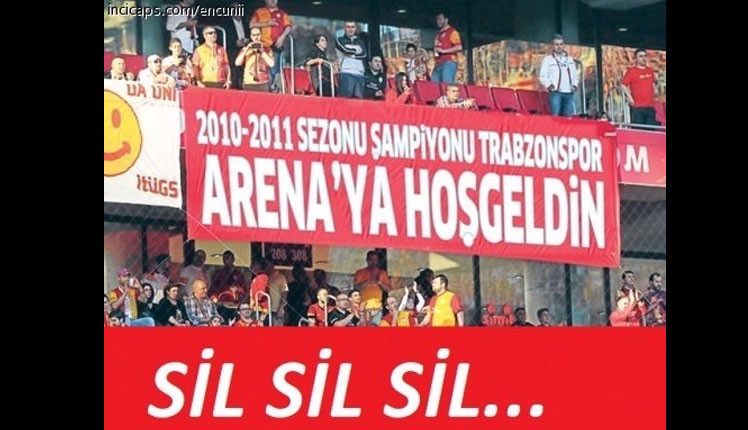 Trabzonspor - Galatasaray maçı sonrası capsler