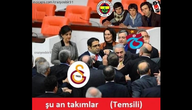 Trabzonspor - Galatasaray maçı sonrası capsler