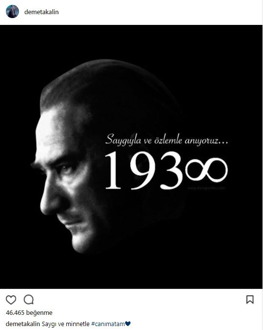 Ünlülerden 10 Kasım mesajları... Ünlülerden 10 Kasım mesajları...
