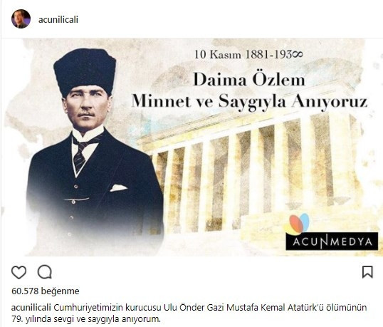 Ünlülerden 10 Kasım mesajları... Ünlülerden 10 Kasım mesajları...