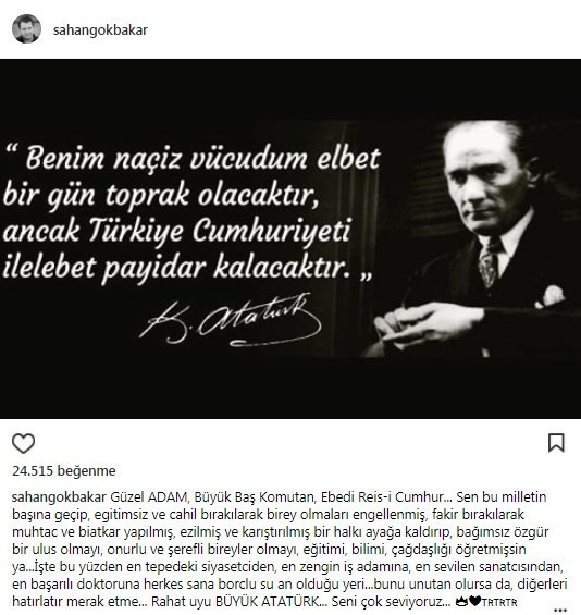 Ünlülerden 10 Kasım mesajları... Ünlülerden 10 Kasım mesajları...