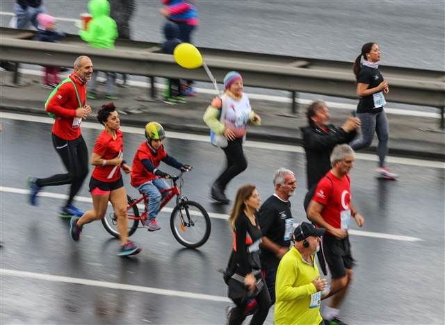 İstanbulda maraton coşkusu İstanbulda maraton coşkusu