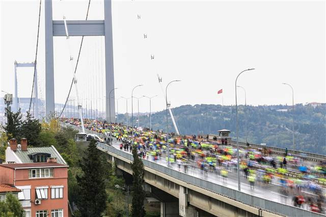 İstanbulda maraton coşkusu İstanbulda maraton coşkusu
