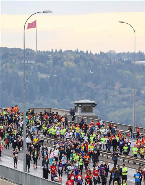 İstanbulda maraton coşkusu İstanbulda maraton coşkusu