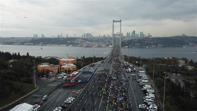İstanbulda maraton coşkusu İstanbulda maraton coşkusu