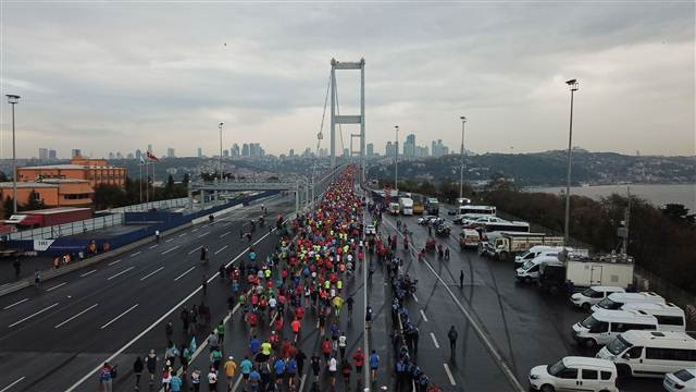 İstanbulda maraton coşkusu İstanbulda maraton coşkusu