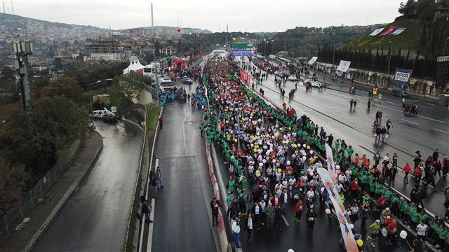 İstanbulda maraton coşkusu İstanbulda maraton coşkusu