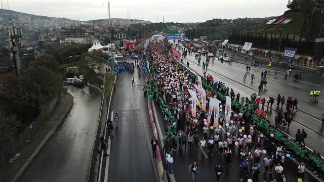 İstanbulda maraton coşkusu İstanbulda maraton coşkusu