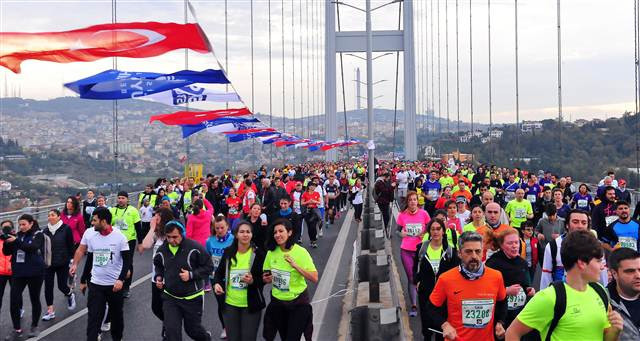 İstanbulda maraton coşkusu İstanbulda maraton coşkusu