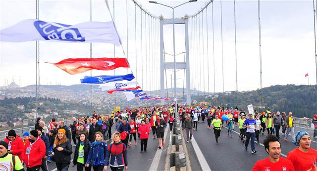 İstanbulda maraton coşkusu İstanbulda maraton coşkusu