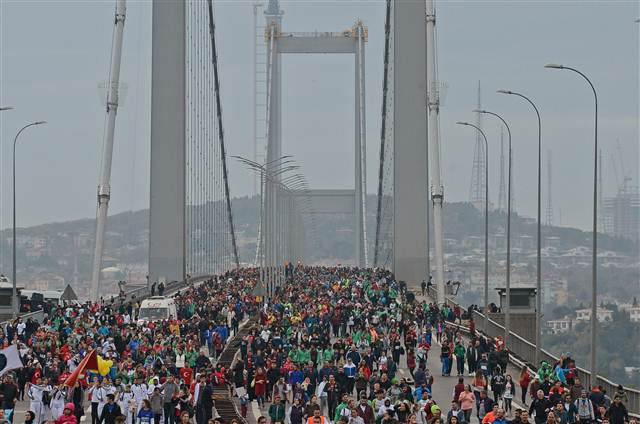 İstanbulda maraton coşkusu İstanbulda maraton coşkusu