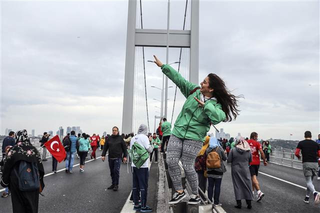 İstanbulda maraton coşkusu İstanbulda maraton coşkusu