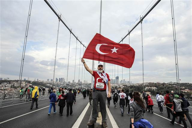 İstanbulda maraton coşkusu İstanbulda maraton coşkusu