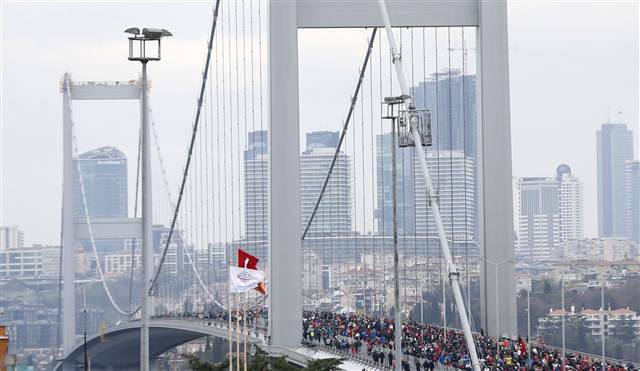 İstanbulda maraton coşkusu İstanbulda maraton coşkusu