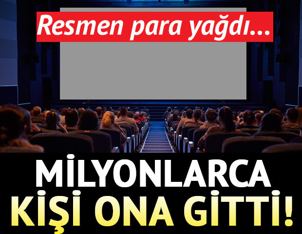 Milyonlarca kişi ona gitti Resmen para yağdı