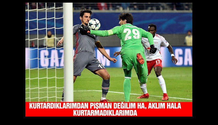 Leipzig - Beşiktaş maçı capsleri