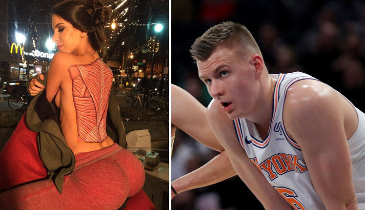 Jen Selteri gördü rekoru kırdı Porzingis...