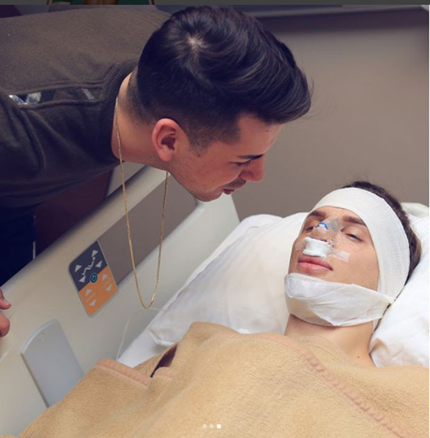 Ameliyat sonrası ilk kez görüntülendi