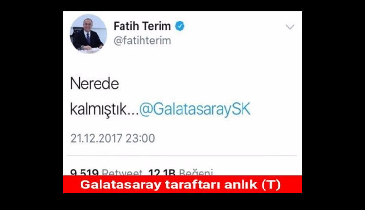 Fatih Terim döndü, Capsler patladı