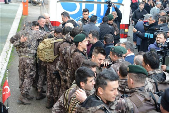 Dün Afrine uğurlandılar