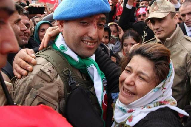 Dün Afrine uğurlandılar